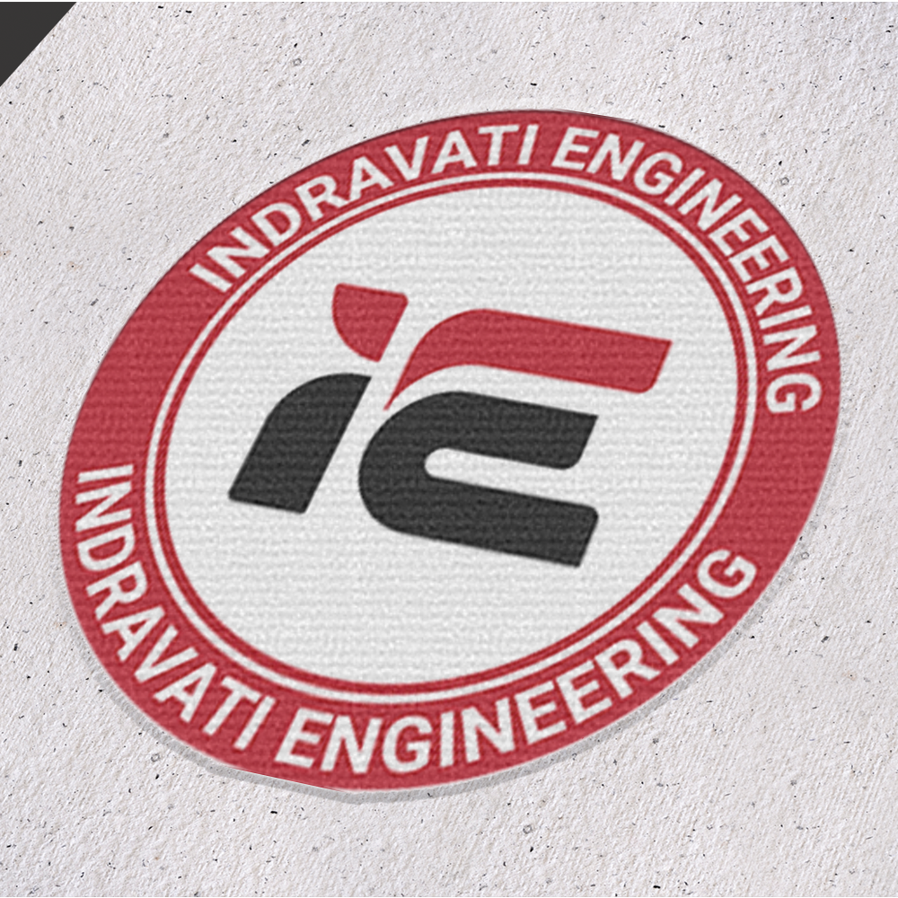 Indravati logo mockup